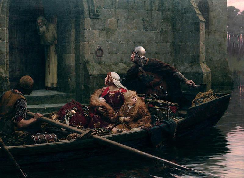 Edmund Blair Leighton In time of Peril